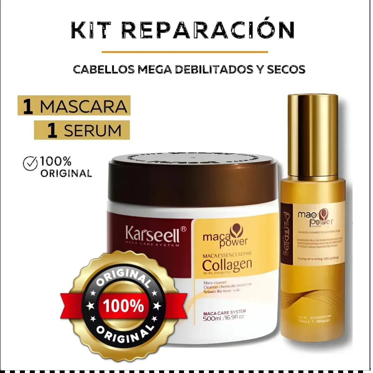 El Mejor Kars Mascarilla + Aceite Capilar Original