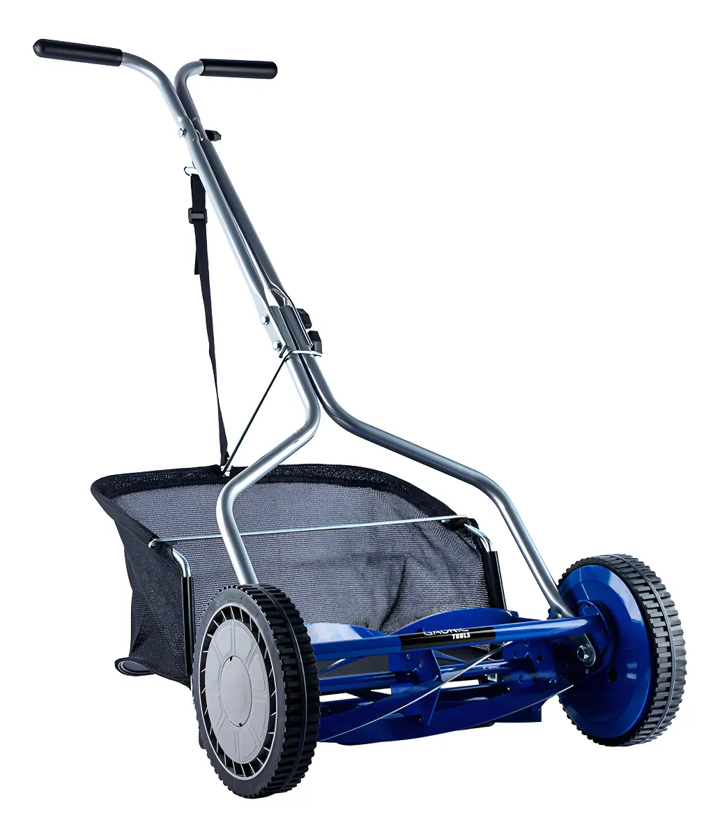 Cortadora De Cesped Gadnic H Mower Helicoidal Manual 35.56 Cm Deposito Regulable 8.6 Kg