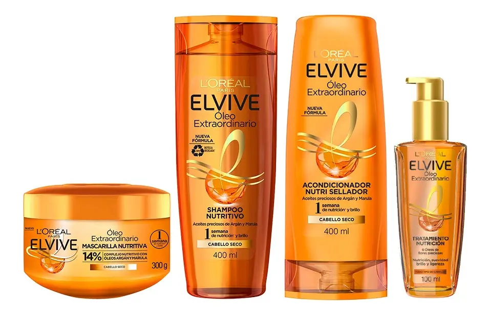 Kit Elvive Óleo Extraordinario Rutina Completa 1