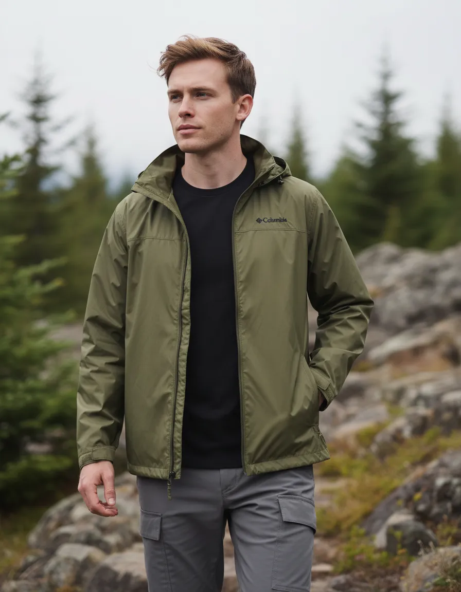 Campera De Hombre Lluvia Columbia