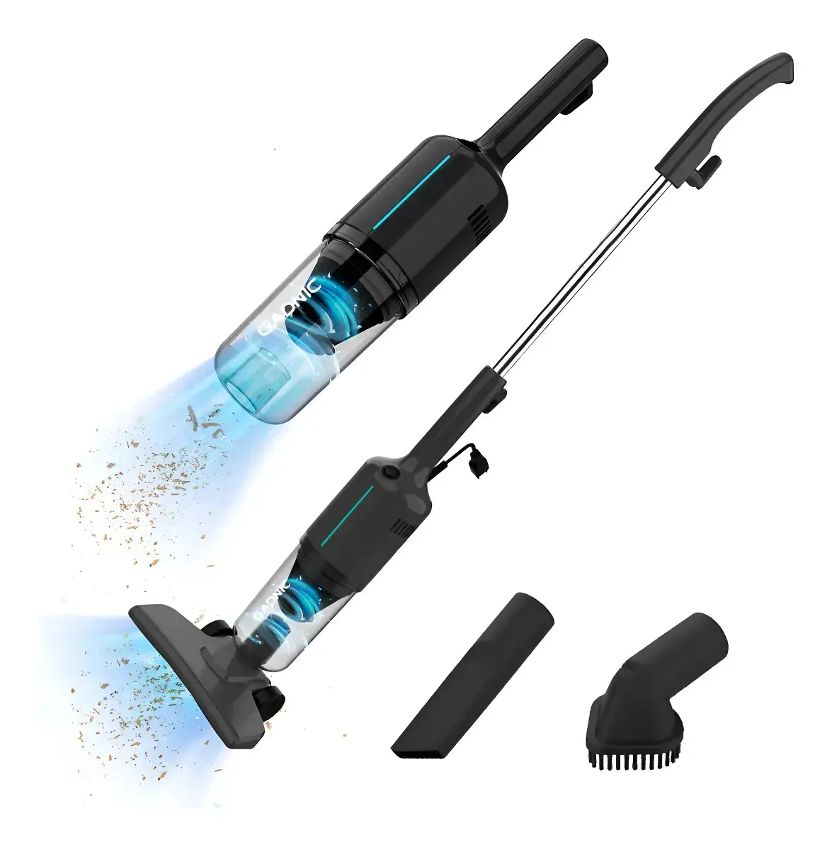 Aspiradora Gadnic JTL60Y 2 En 1 Vertical Y De Mano 600W 15Kpa Filtro HEPA Lavable Cable 5m Deposito 1L