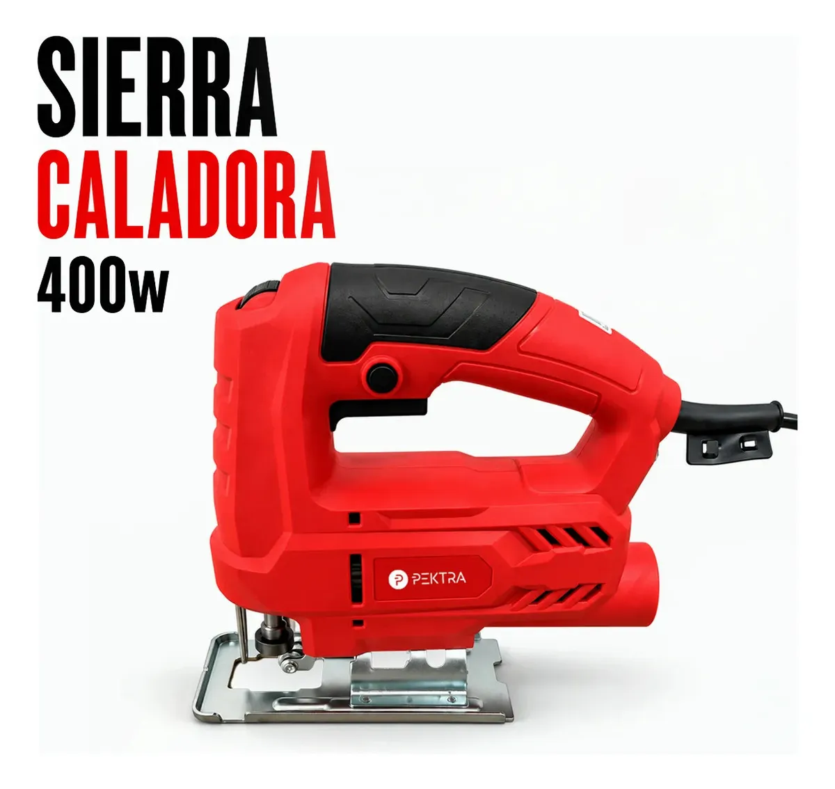 Sierra Caladora Pektra Variable 400w 2800rpm Madera Acero