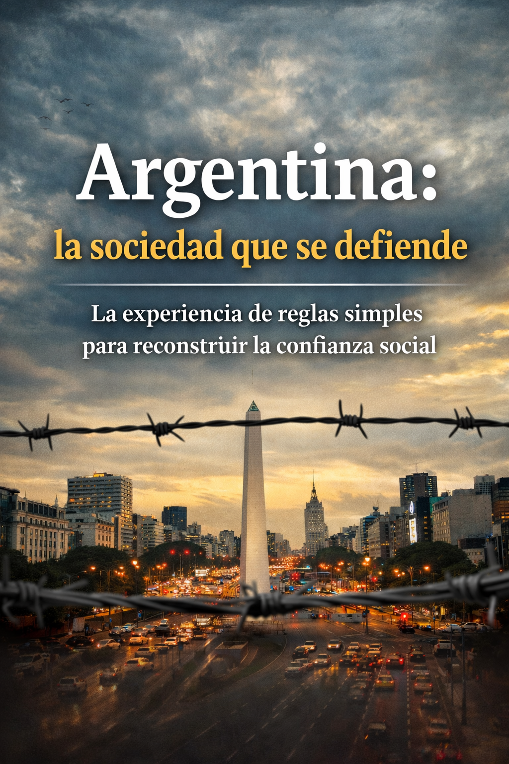 Portada del libro Argentina la sociedad que se defiende - Luis Alberto Lombardi
