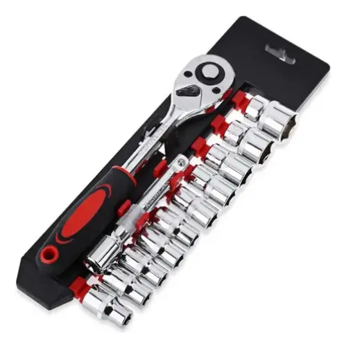 Juego Bocallaves Crique 1/2 12 Piezas 10 A 24mm Pesado Tubos