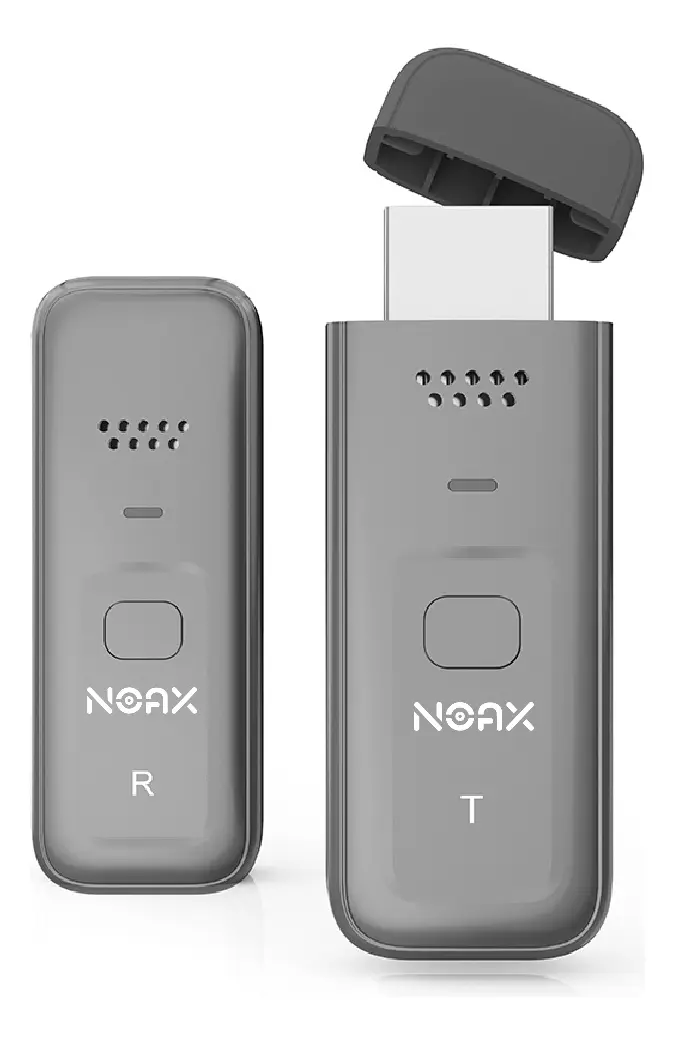 Transmisor Hdmi Inal�mbrico Noax Cnv01 Hd 1080p 30 Metros Gris Oscuro
