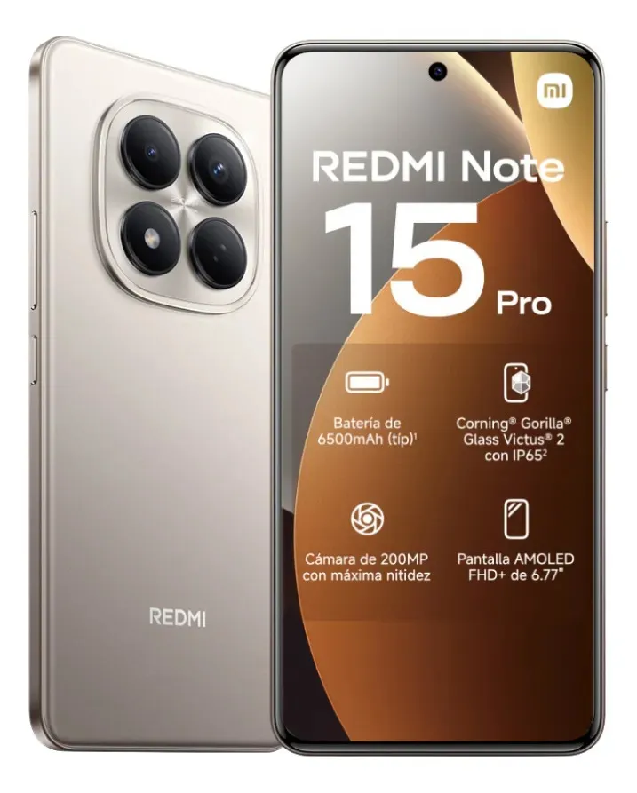 Xiaomi Redmi Note 15 Pro Dual Sim 256 Gb 8 Gb Ram titanio