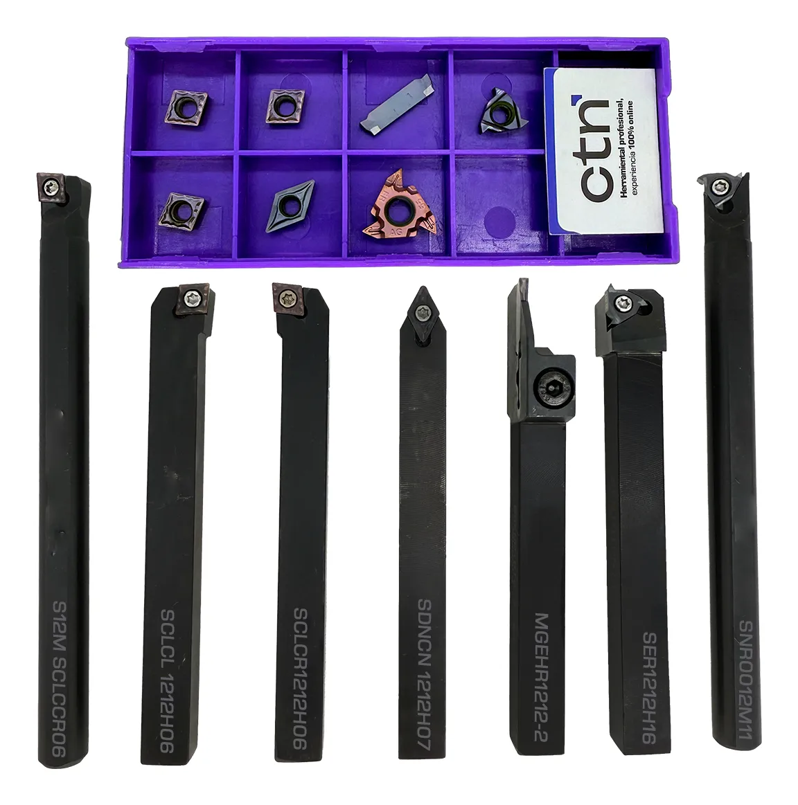 Kit 7 Porta Inserto Minitorno 12 X 12 Int Y Ext + Insertos