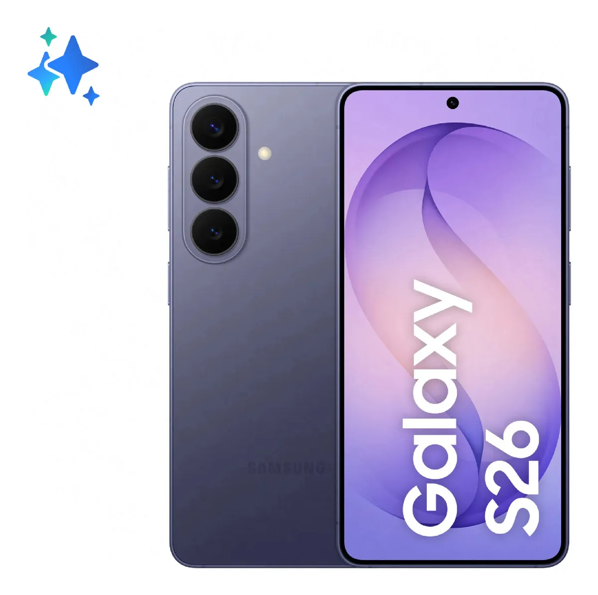 Samsung Galaxy S26, 256 gb, 12 gb, Galaxy Ai, cámara triple violeta