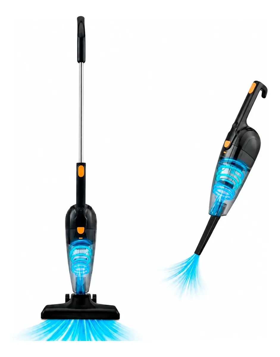Aspiradora Vertical Y De Mano Novohome 2 En 1 Multifunción 600w Cable 4 Metros Deposito 1 Lts Filtro Lavable