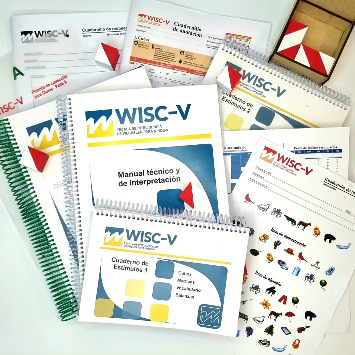 WISC V - Material de evaluación profesional
