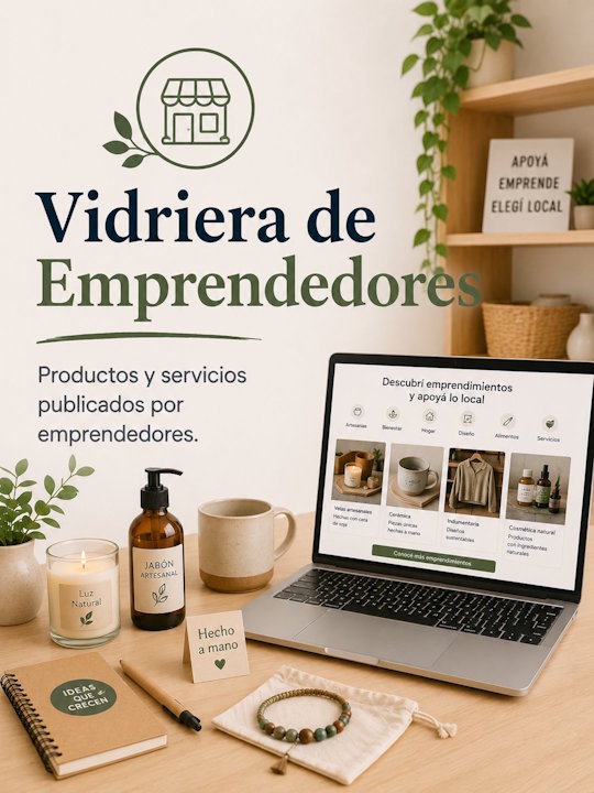 Vidriera de Emprendedores